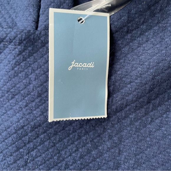 NWT Jacadi Paris Classic & Elegant Pleated Drop Waist Dress Navy Blue - Picture 8 of 14